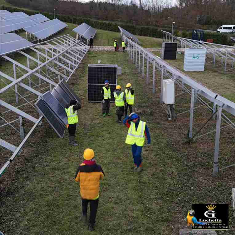 smaltimento impianti fotovoltaici a terra luchetta rottami