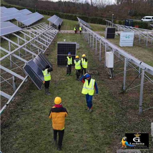 smaltimento impianti fotovoltaici a terra luchetta rottami